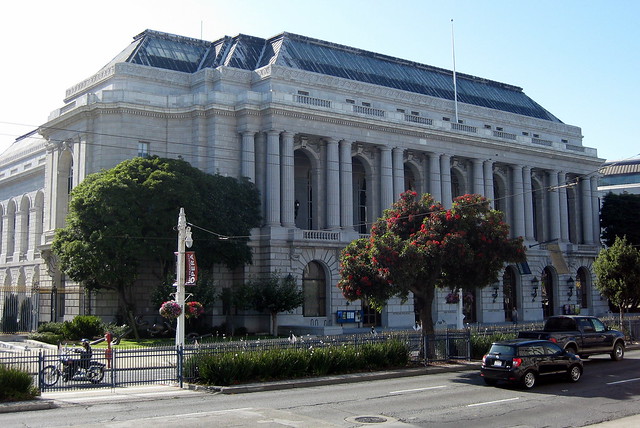 The Herbst Theatre, at 401 Van Ness Avenue, was originally built as the War 