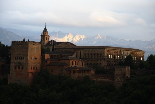 Atardecer na Alhambra