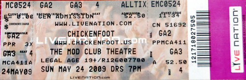 Chickenfoot Concert Ticket