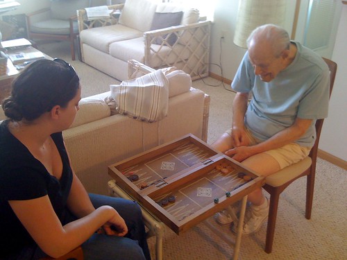 Backgammon with Uncle Marty