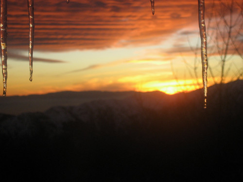 icicle sunset #1