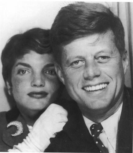 Jackie Kennedy Onassis With John F Kennedy