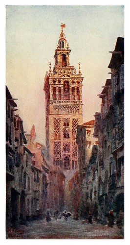 001-Sevilla-La torre de la Giralda-Cathedral cities of Spain 1909- W.W Collins