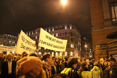 Rally against Obama in Oslo