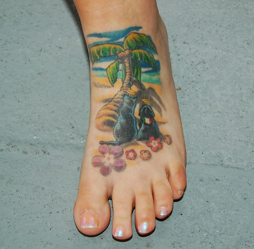 marisa#39;s new foot tattoo