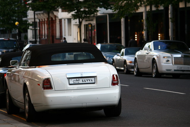 london rollsroyce phantom coupé arabs drophead