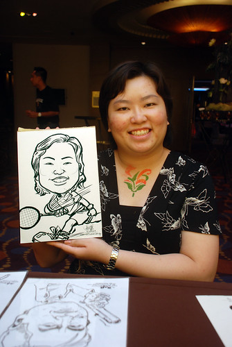 Caricature live sketching for Standard Chartered Bank - 13