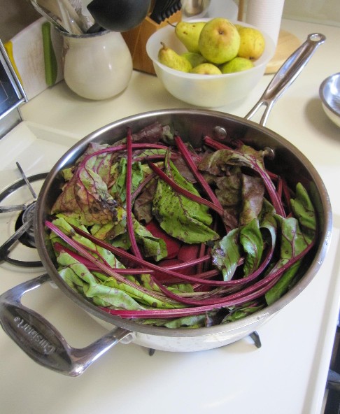 Steaming Beets