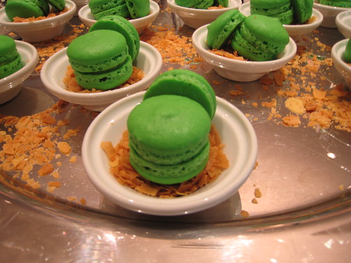 Dessert Station: Lime Macaroons
