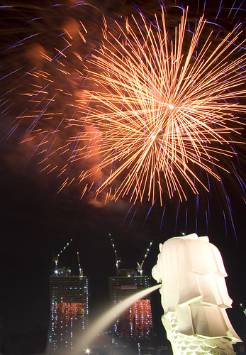 NDP09_Fireworks@MerlionPark