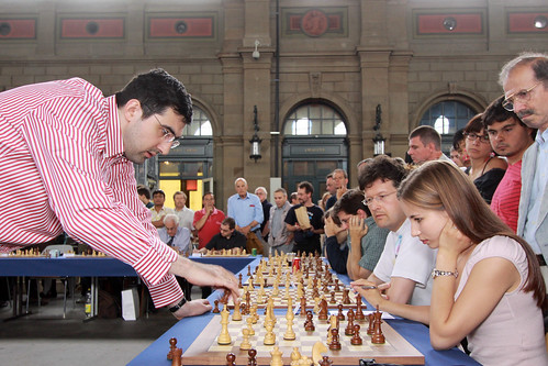 Schach-Weltmeister Wladimir Kramnik aus Tuapse/Russland am Schwarzen Meer ©  J