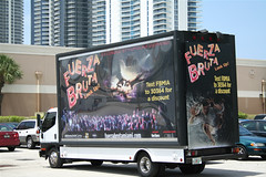 Go Media Marketing Fuerza Bruta Mobile Billboard with Interactive Text Messaging by gomediamarketing