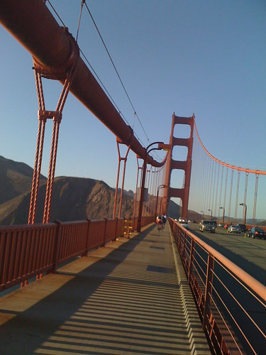 View of Golden Gate from Bike Paths
