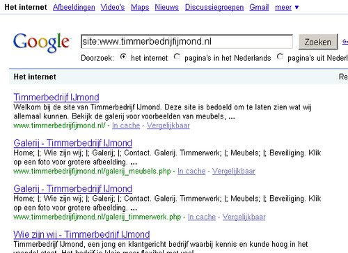 Google combineert H1 header en Title in zoekresultaten