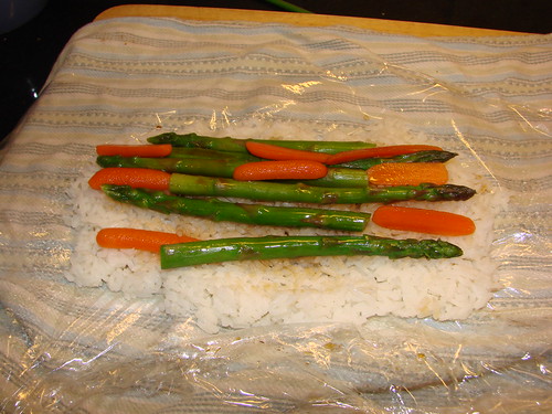 asparagus and carrot