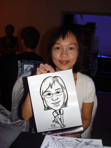 Caricature live sketching for GSK Urology Powerhouse -9