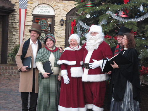 The Carolers with the Santas
