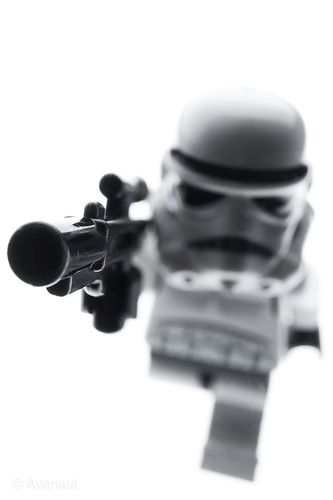 A Lego Stormtrooper Strikes a Pose