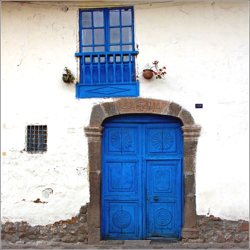 blue door and window... by Zé Eduardo...