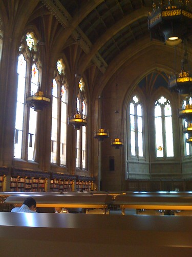 UW library reading room