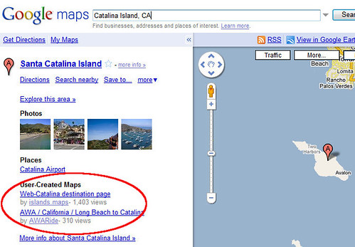 Custom Google Maps Icons. A Custom Map for Catalina
