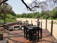 Lounge deck at Rhino Post Lodge