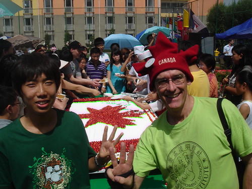 canada day cake. 2 Green Shirts Canada Day Cake - Beijing China - Peace Plus One_\\!/ 04596