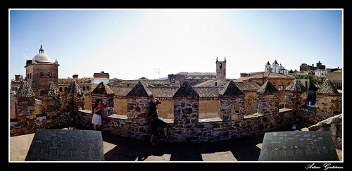 Vista de la Ciudad Monumental de Cáceres