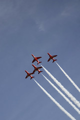 The Red Arrows in Jersey