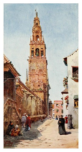 022-Córdoba- Torre del Campanario-Cathedral cities of Spain 1909- W.W Collins