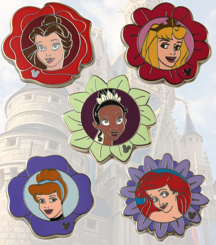 Hidden Mickey Princess Pins Coming to Disney Parks