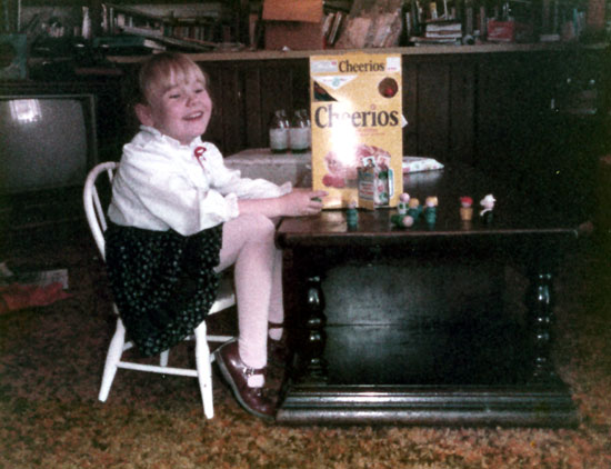 Sister with Cheerios (Click to enlarge)