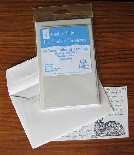Clairefontaine Pollen small flat cards