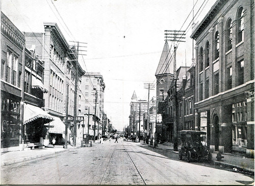 View of Fourth Street looking east sometime after 1908.