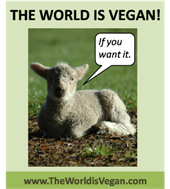 The World is Vegan 170 x 189