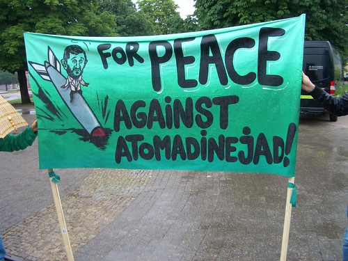PeaceAgainstAtommadinejad von JohnProIran.