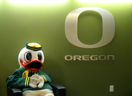 university of oregon ducks. The University of Oregon Duck