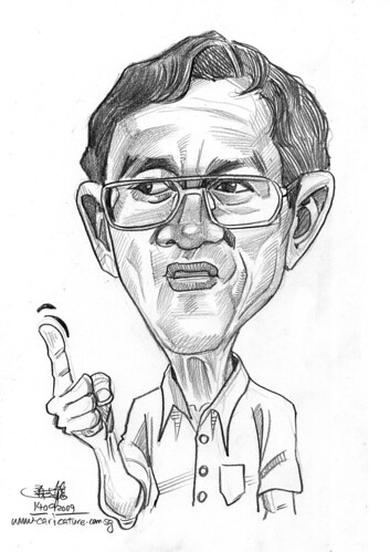 guy caricature in pencil 140909