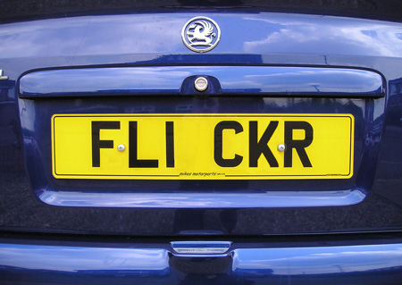 Flickr car license plate