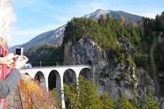 Train from Zurich to St Moritz