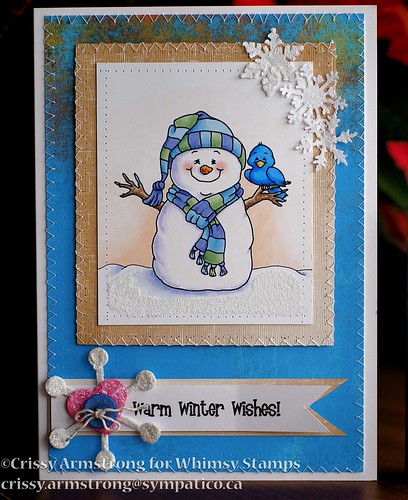 Whimsy snowman front