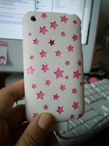 pink and white iphone case. This is my iphone casing!