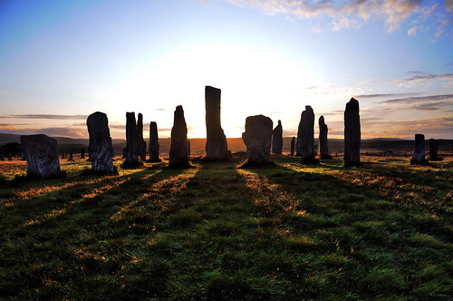 Callanish standing stones at dawn, Isle of Lewis, Scotland