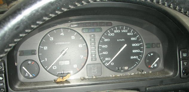 1995 Acura Legend Coupe Type Ii. -EDM in km#39;h type 2 cluster