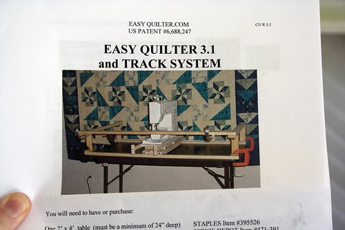 Easy Quilter 3 - definitely read the instructions