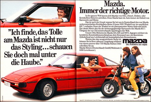 Mazda RX 7, Magazine Ad / Anzeige, AMS 1979