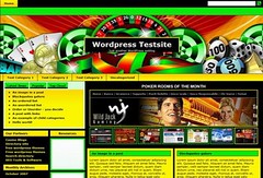 Free Wordpress Casino Green Web2.0 Template