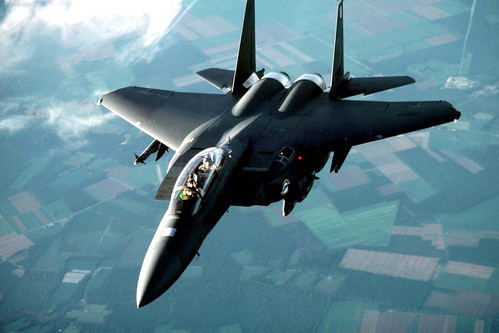 フリー画像|航空機/飛行機|軍用機|戦闘爆撃機|F-15Eストライクイーグル|F-15EStrikeEagle|フリー素材|