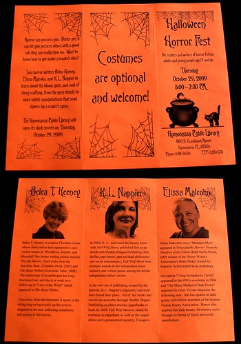 Flyer for Halloween Horrorfest