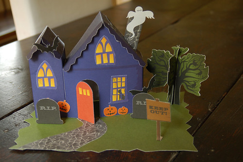 Paper Haunted House.